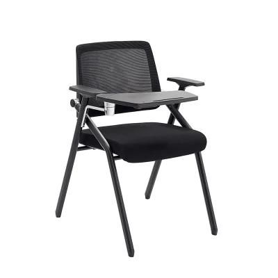 High Class Luxury Conference Modern Folding Training Office Chair with Writing Pad