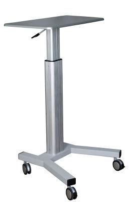 PC Mobile Computer Cart / Trolley with Gaslift 17&quot;