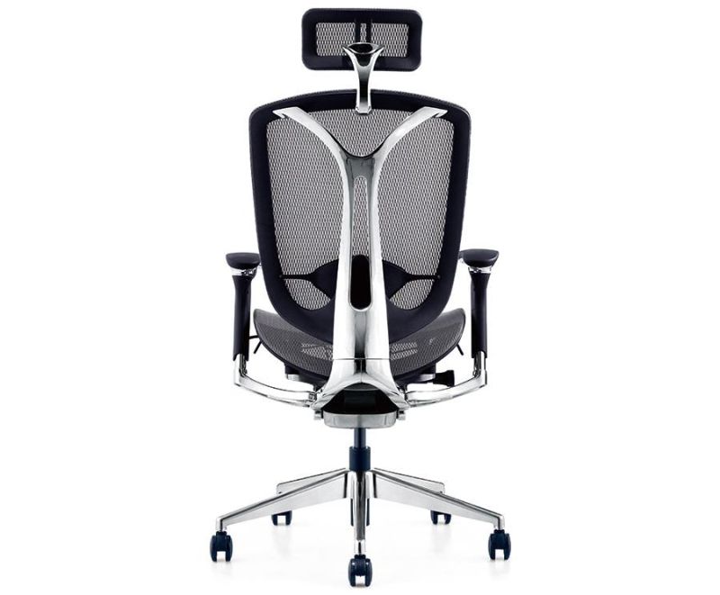 Fabric Mesh Type Office Chair with Metal Chrome Finished Frame