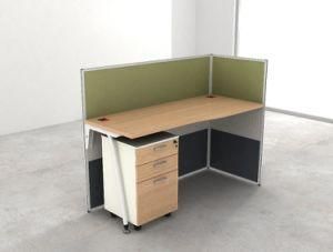 Classical T Shape One Person Workstation, Work Station Desk Dividers Table