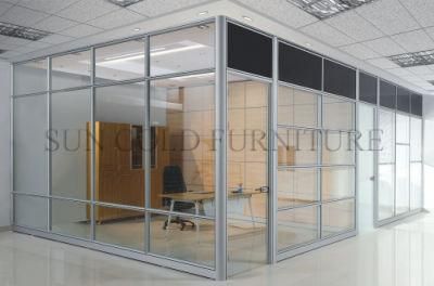 Modern Muebles Office Glass Sound Proof Partitions Wall Prices (SZ-WST783)