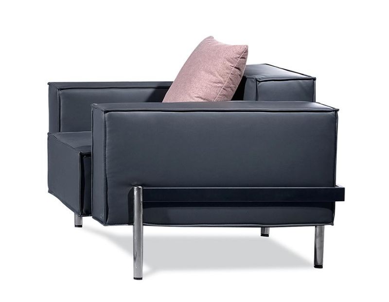 Modern Office Design Sofa Set with Stainless Steel Legs