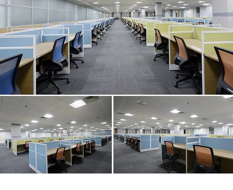 Modern Design Cubicle Office Workstation Furniture 6 Person Work Station