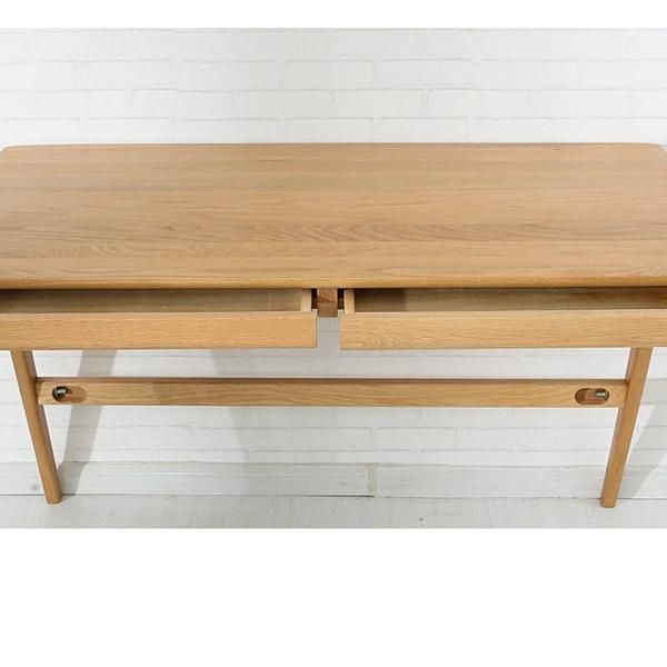 White Oak Oblique Leg Desk Study Desk Home Computer Desk