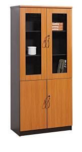 Fireproof Finish 2 Door Bookshelf Bookcase File Cabinet New Modern Design 2018 Office Furniture