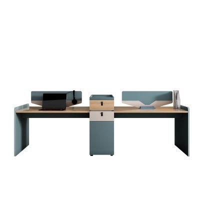 2021 Melamine Office Furniture Partitions Modular Desk Cubicle Workstation