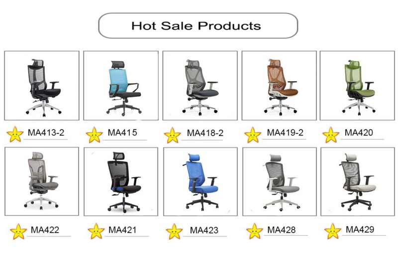 Modern Premium Ergonomic Design Mesh Office Furniture Meeting Room Staff Chair