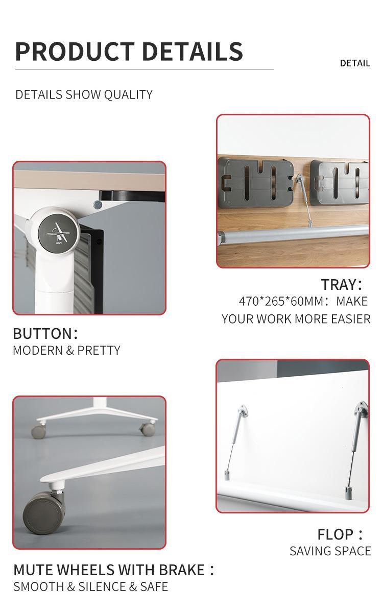 Fashionable Polished Ingenious New Design Conference Training Desk