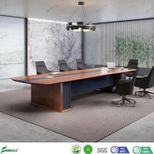 Modern Project Office Furniture Veneer Wooden Conference Meeting Table