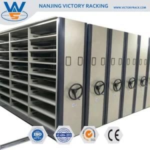 High Quality Metal Manual Archives Mass Shelf Compact Mobile Storage Rack