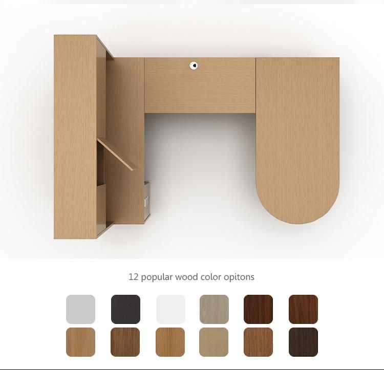 Customized L Shape Luxury Wooden Manager Desk Furniture Set Office Table Executive CEO Desk Office Desk