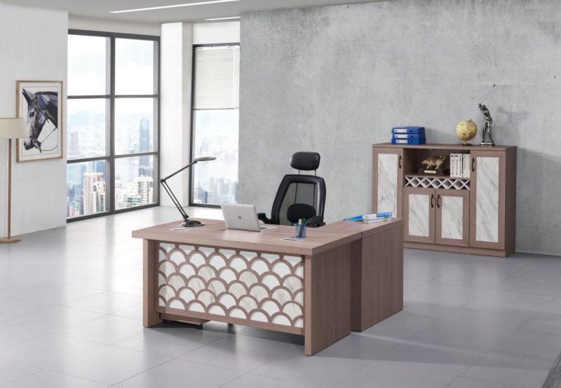Own Patent Design Mobile Pedestal 2021 New MDF Computer Desk Modern Executive Office Desk