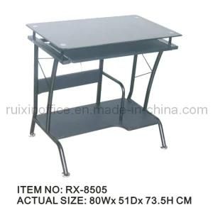 Melamine and Glass Computer Table Manufacturer (RX-8505)