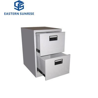 Steel Metal Office Furniture 2 Drawer Storage Vertical Cheap Filing Cabinet