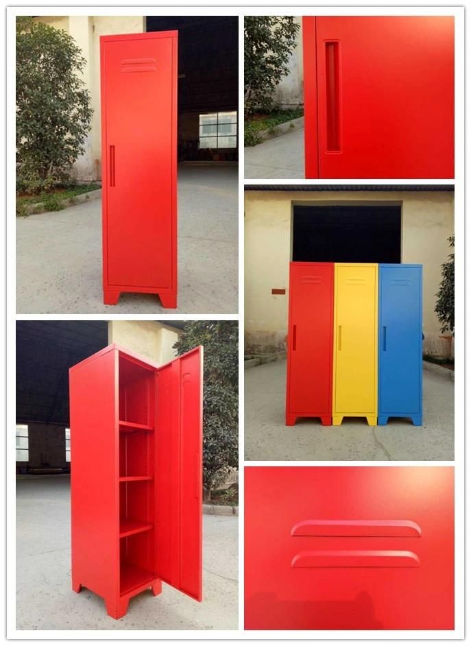 Low Price One Single Door Metal Locker Storage Steel Filing Cabinet