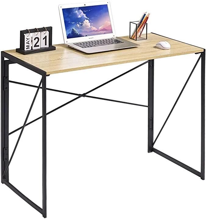Nova No Assembly Folding Writing Desk MDF PC Computer Desk Home Office Furniture