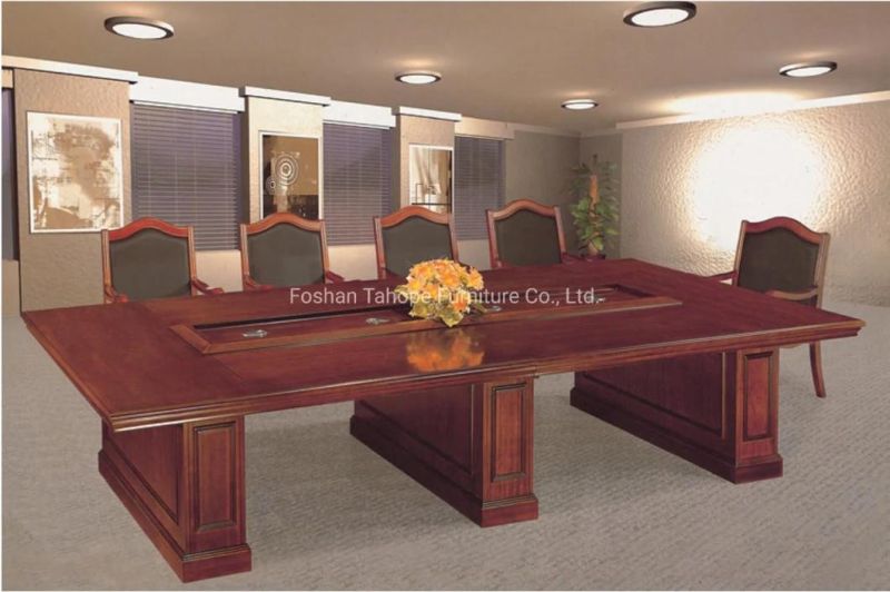 Elegant Wooden Antique Office Boss Manager Executive Table