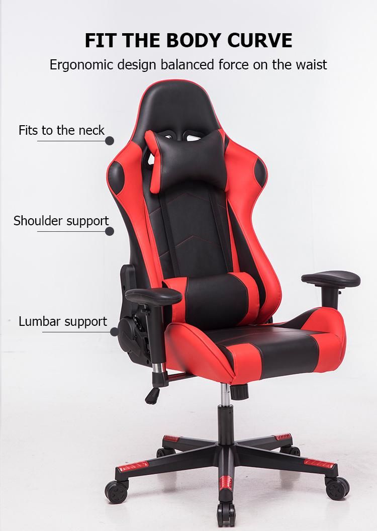 Video Game Chair Executive Rotating Racing Style Ergonomic Lounge Chair Youtube Computer Office Chair Head with Headrest