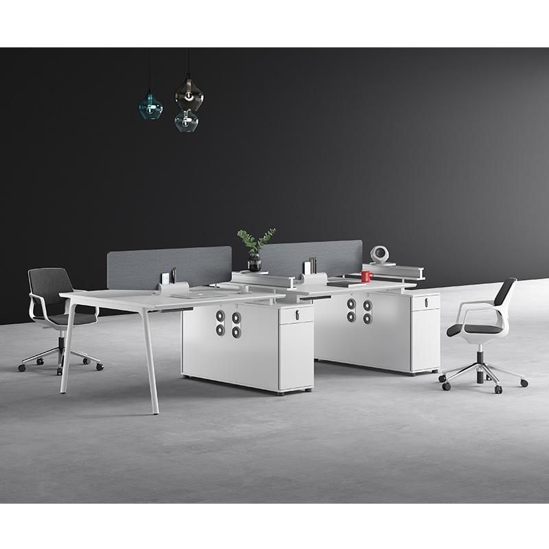 High Quality Modern Office Desk Furniture Four Seat Office Workstation