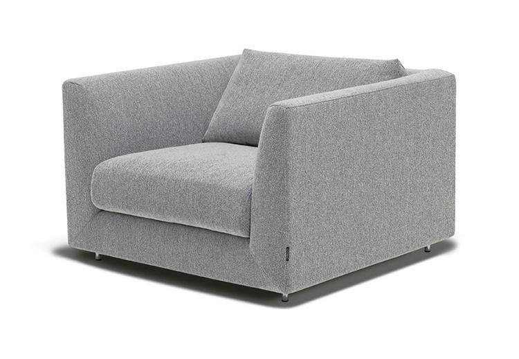 Modern Furniture Grey Fabric Office Reception Living Room Sofa Set