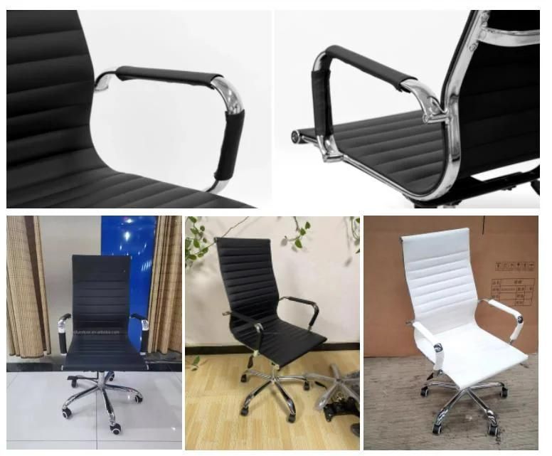 Hot Sale Ergonomic Swivel Office Chair PU Leather High-Back Chair Height Adjustable
