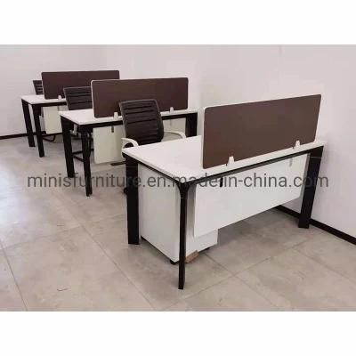 (MN-WS247) Office Desk Furniture Staff Computer Table with Partition