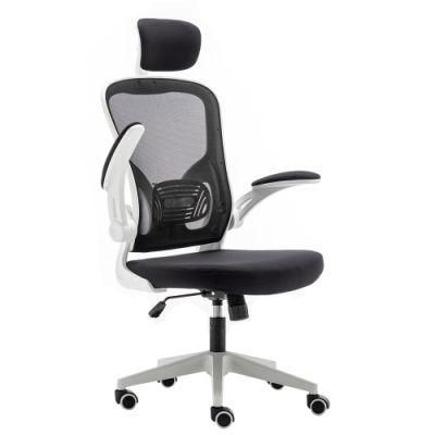 Ergonomic Computer Furniture Swivel Comfortable Commercial Office Swivel Headrest Mesh Chair