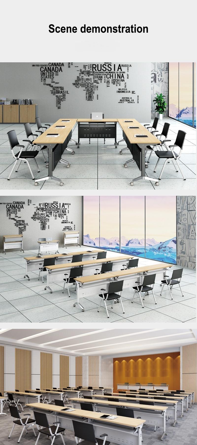 Elites Modern Office Classroom Height Adjustable Computer Desk Study Desk Training Table