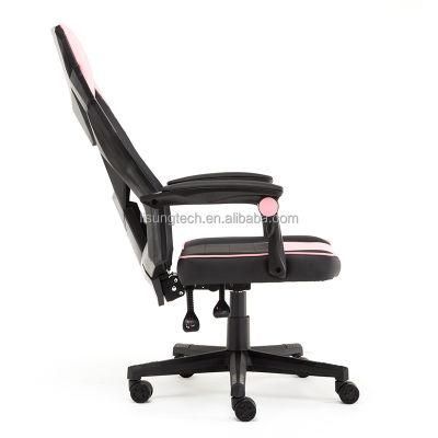 New Design Adjustable Armrest Racing Pink Gaming Chair