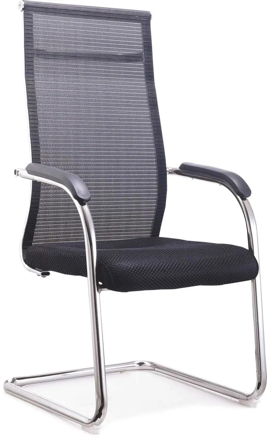 High End Mesh Office Hotel Meeting Chair Fixed Metal Visitor Executive Conference Chair