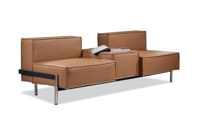 Zode Modern Home/Living Room/Office Furniture 3 Seater PU Leather Couch Sectional Leather Sofa