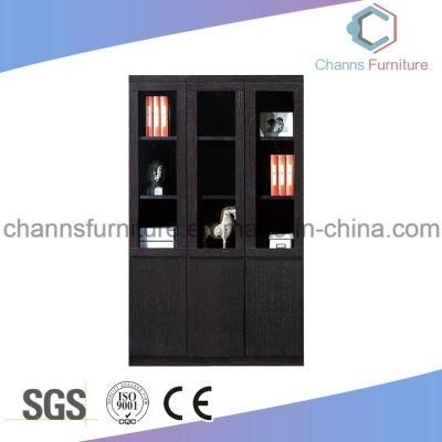 Wooden Office Use Cabinet with Bookshelf