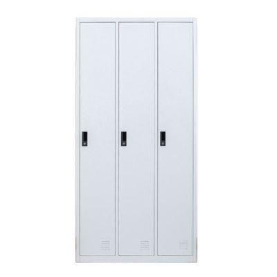 3-Door Steel Locker Office Furniture Metal Cabinet