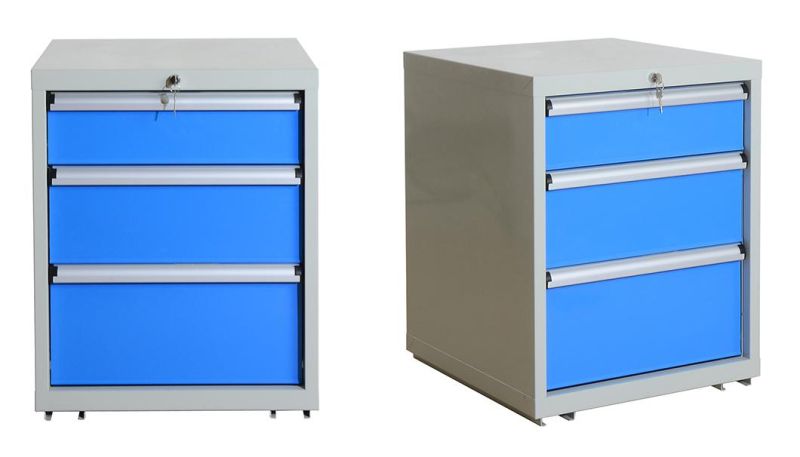 Metal Tool Storage Cabinet 3 Drawers with Lock