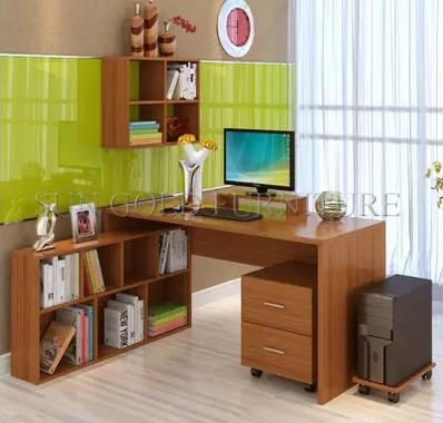 Stainless Steel Foot Wooden Top Executive Desk (SZ-OD212)