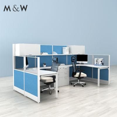 Contemporary Desk Double Seat Desk Manufacturer Furniture Partition Office Cubicle