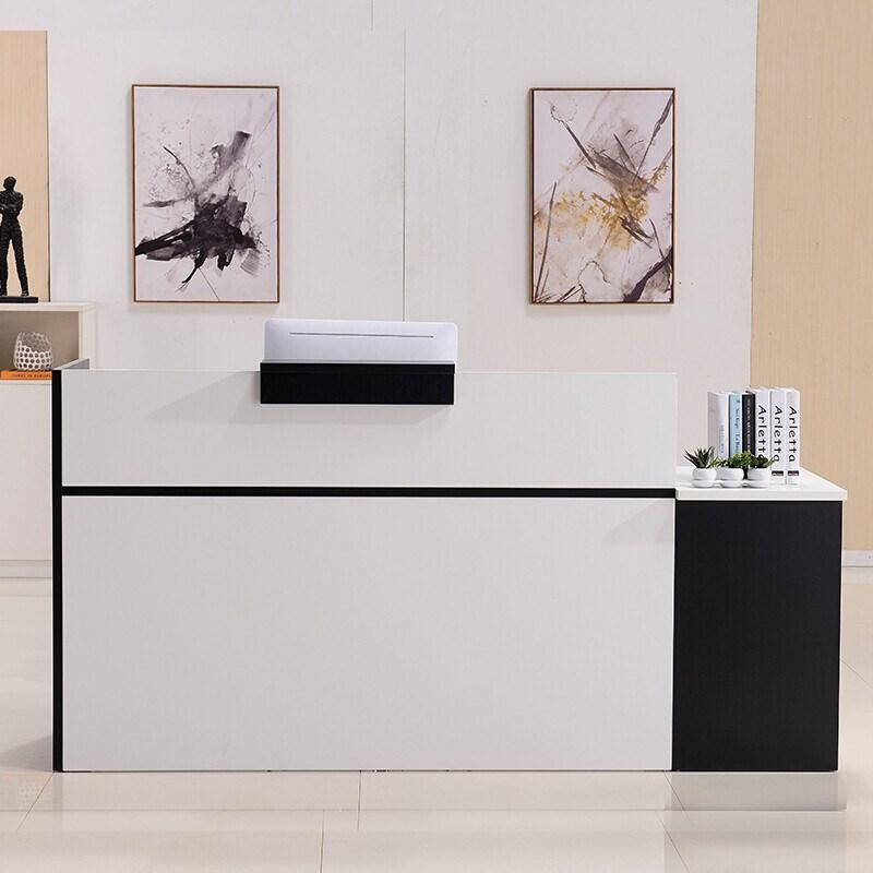 Hl-034A 2021 Top Quality Mix Color Salon Reception Table Consult Table for Sale Cashier Desk Check-out Counter Checkstand