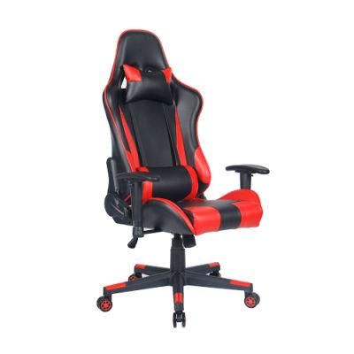 Racing Office Computer Chair Ergonomic Swivel with Massage Black&Red Gaming Chair