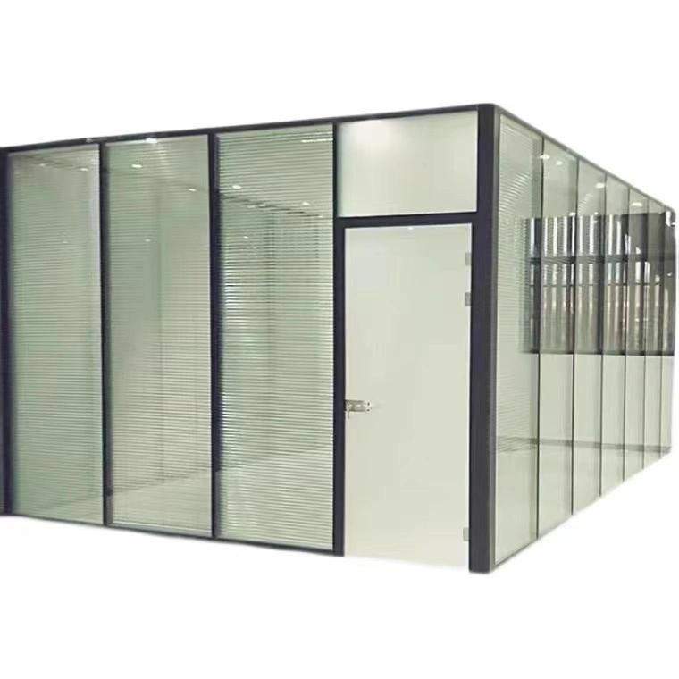 Simple Aluminium Tempering Glass Partiton Office High Wall Workstation