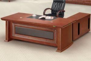 Luxury Office Furniture CEO Manager Table Desk Executive with Side Table