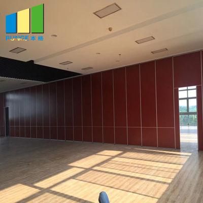 Classroom Wood Folding Office Partitions Movable Wall Panel with Wheels