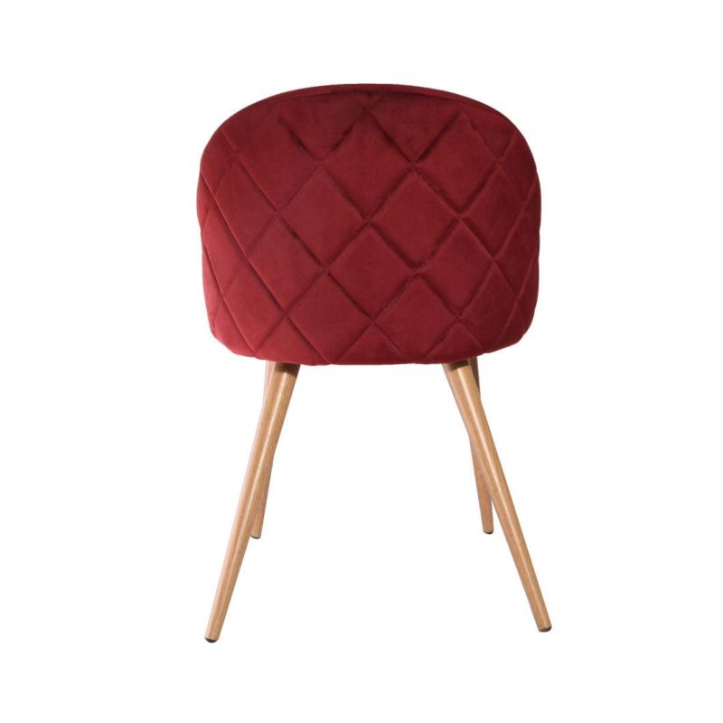 Velvet Chair Luxury Nordic Indoor Home Furniture Room Restaurant Dining Velvet Modern