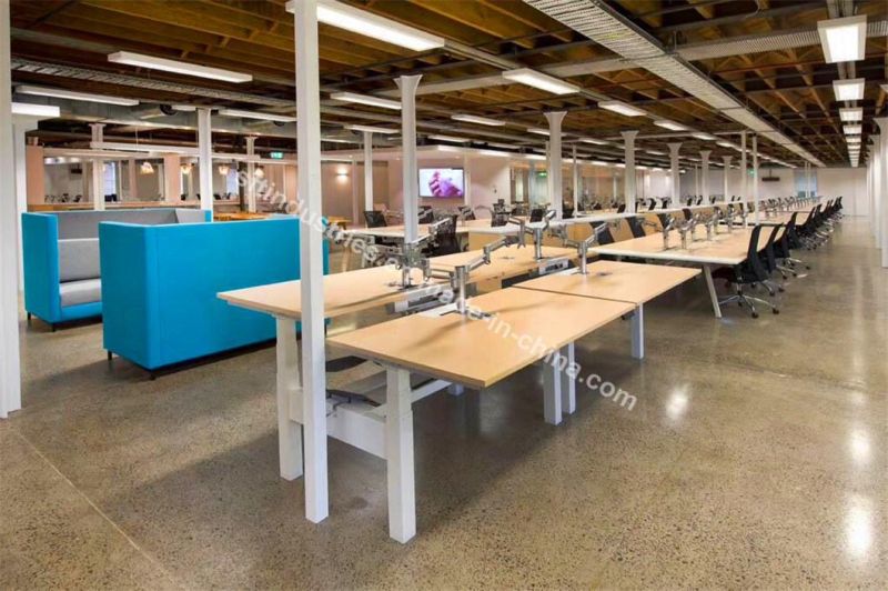 Three Sections Four Memory Keypad Electric Height Adjustable Desk Frame