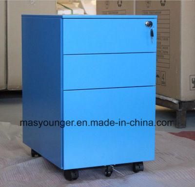 Mobile Metal Cabinet with 3 Drawer