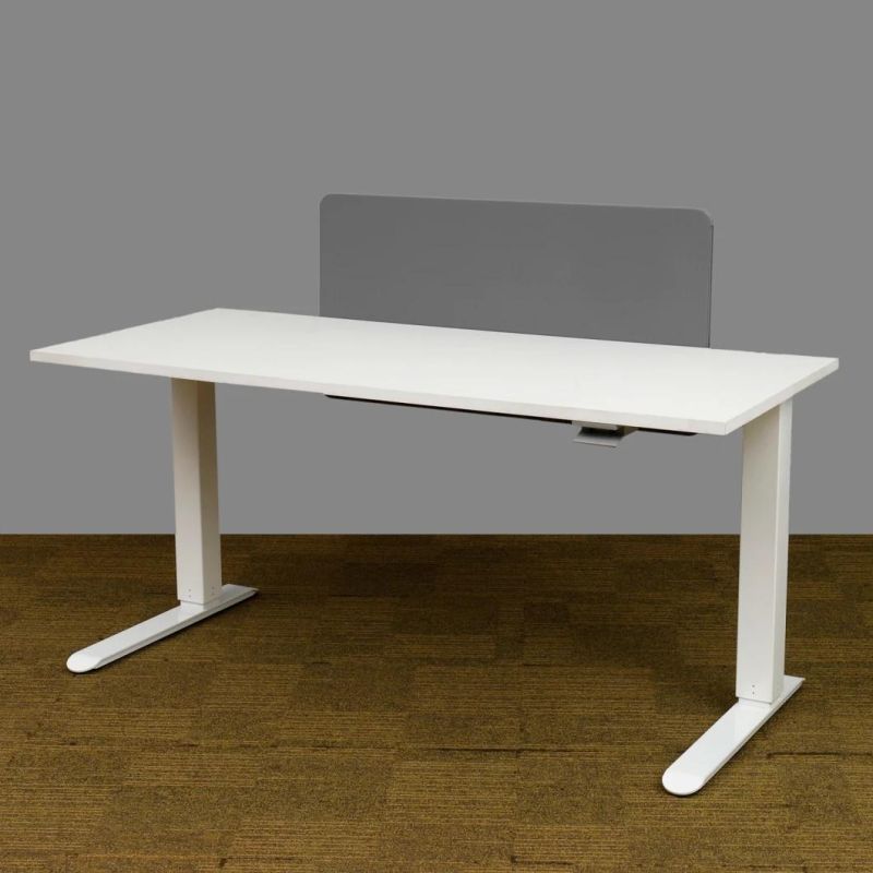 Modern Furniture Manual Height Adjustable Standing Office Workstation Study Computer Table (Milano)