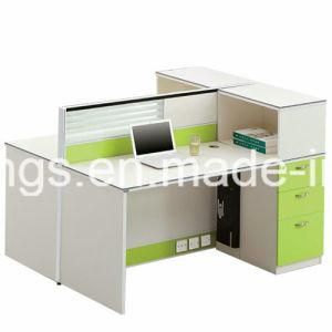 Side Storage Cabinet Glass Partition Office Desk
