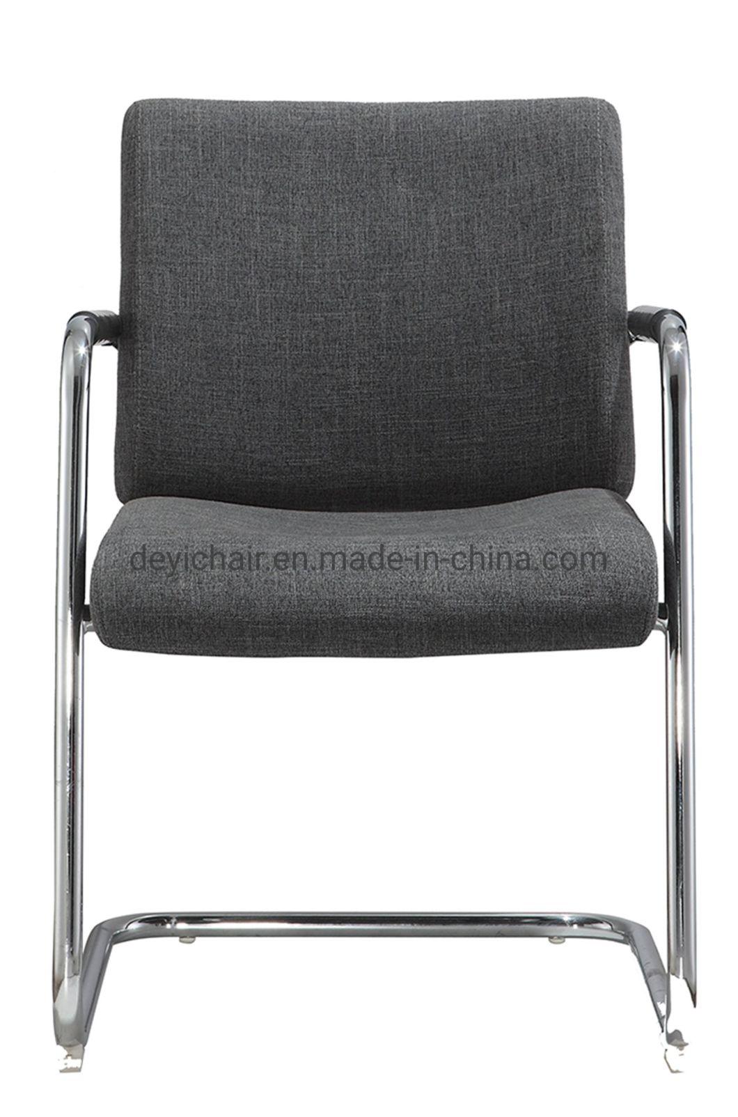 Bow Frame with Armrest 25 Tube 2.0mm Thickness Medium Fabric Back and Seat Conference Chair