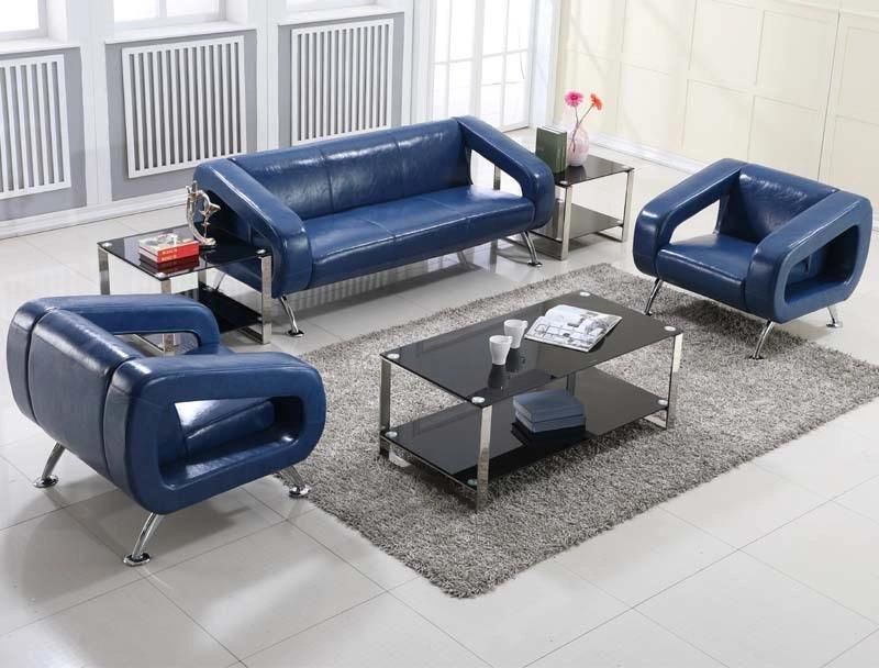 Italy Style Milan Contemporary Leather Commerical Waiting Room Office Sofa