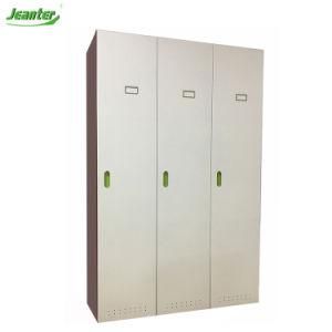 2019 New Design Steel 3 Door Clothing Locker with Narrow Edge