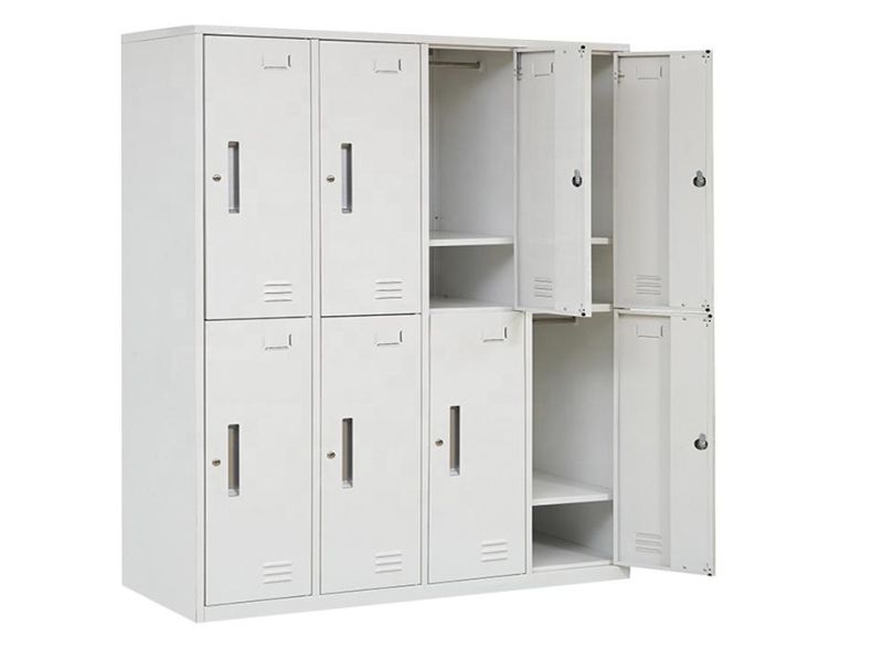 Steel Bedroom Clothing Locker Cabinet with Customized Service Steel Locker